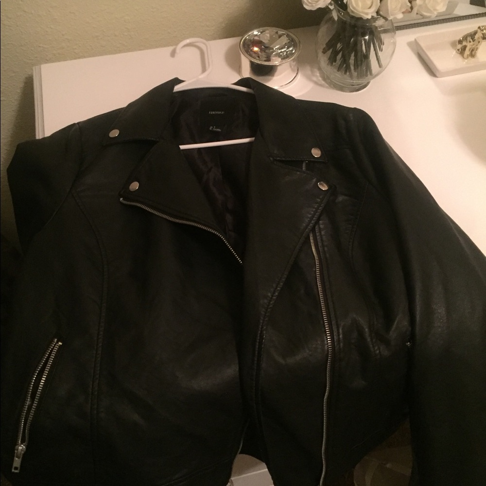 Forever 21 faux leather jacket